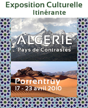Exposition culturelle : Algérie, pays de contrastes
